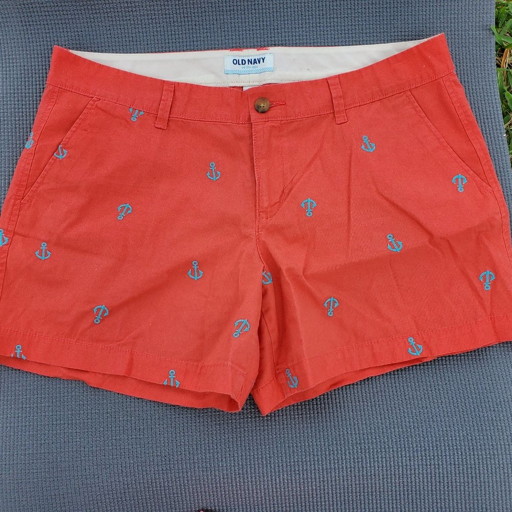 Old Navy Coral Shorts Sz 12